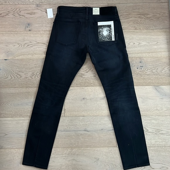 Men's Neuw Black Denim Iggy Skinny Jeans - Picture 7 of 7